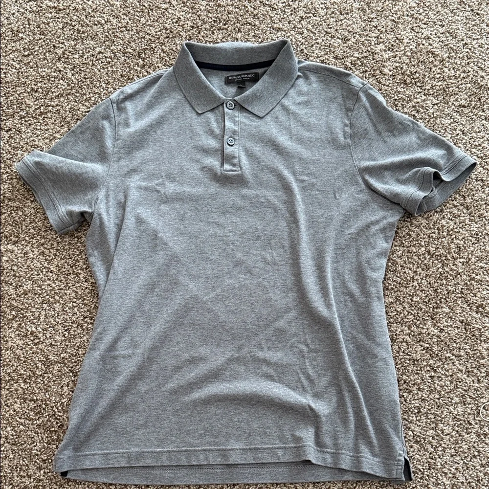 Banana Republic Men’s Gray Polo Shirt